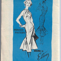 mermaid dress vintage 1950s mail order pattern