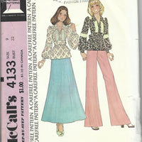 McCalls 4133 junior vintage sewing pattern