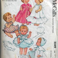 butterick 2349 baby doll vintage pattern