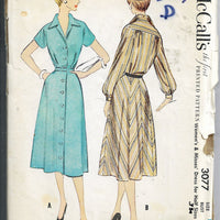 ladies dress vintage pattern mccalls 3077