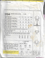 
              McCalls 3194 Ladies Swim Bathing Suit Swimwear Bikini Vintage Sewing Pattern 1970s
            