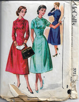 
              mccalls 3751 vintage sewing pattern dress
            