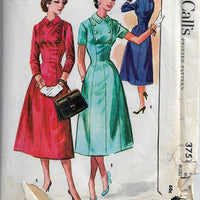 mccalls 3751 vintage sewing pattern dress