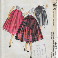 mccalls 4457 teen vintage pattern 1950s
