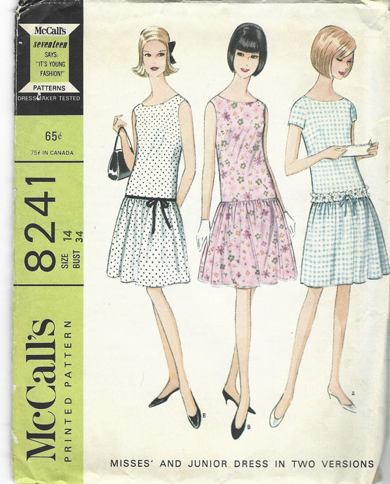 McCalls 8241 dress vintage pattern