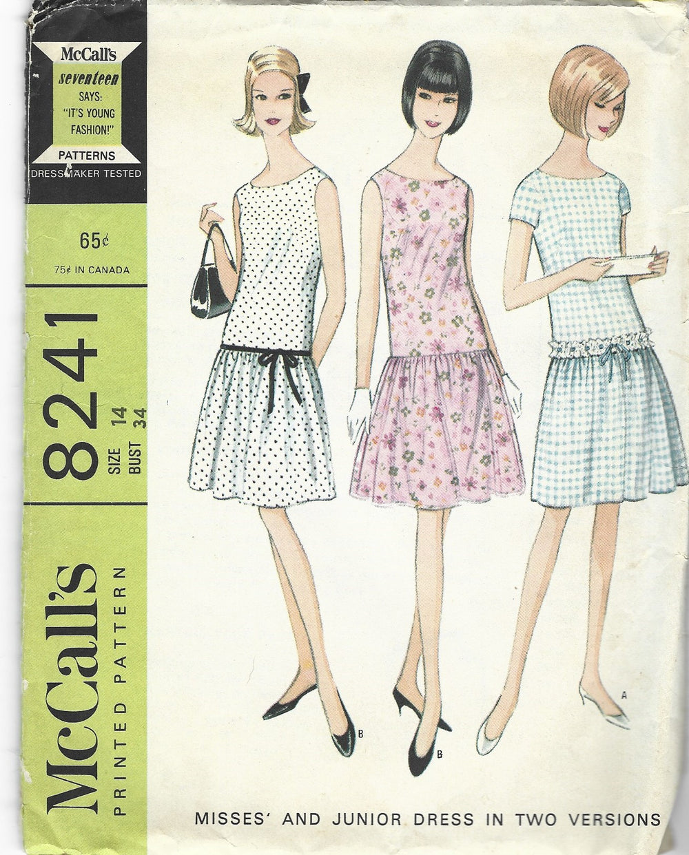 McCalls 8241 dress vintage pattern