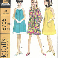 mccalls 8706 dress vintage pattern