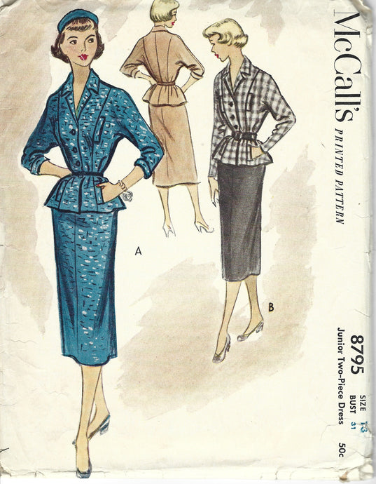 mccalls 8795 vintage pattern