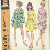 mccalls 9569 dress vintage pattern