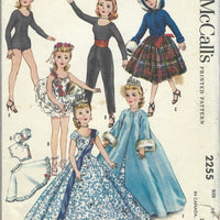McCalls 2255 doll clothes vintage pattern