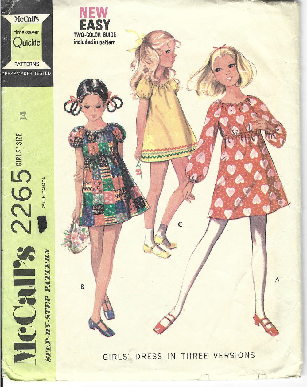mccalls 2265 dress vintage pattern