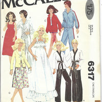 McCalls 6317 doll vintage pattern 1970s