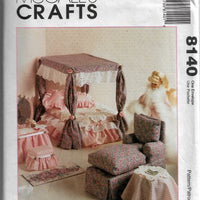 McCalls 8140 Barbie Doll Furniture Craft Sewing Pattern - VintageStitching - Vintage Sewing Patterns