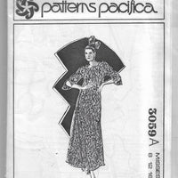 pacifica pattern muumuu dress hawaiian