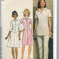 Simplicity 5268 Ladies Nurse Uniform Vintage Sewing Pattern 1970's - VintageStitching - Vintage Sewing Patterns