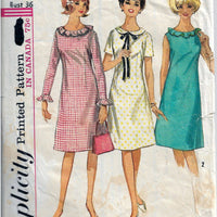 Simplicity 5910 Ladies A Line Dress Vintage Sewing Pattern 1960's - VintageStitching - Vintage Sewing Patterns