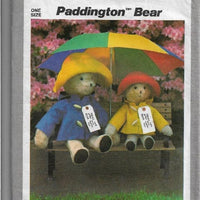 Simplicity 8223 Vintage Craft Sewing Pattern 1970s Paddington Bear Stuffed - VintageStitching - Vintage Sewing Patterns