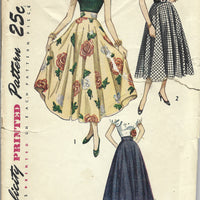 simplicity 2359 ladies skirt vintage pattern
