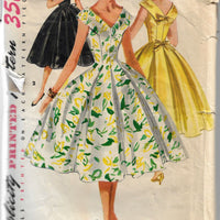 simplicity 1119 vintage 1950s drress pattern
