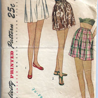 Simplicity 2017 Ladies Shorts Vintage Sewing Pattern 1940s - VintageStitching - Vintage Sewing Pattern