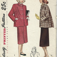 Simplicity 2150 teen suit vintage pattern