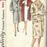 simplicity 3307 coat vintage pattern