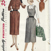 simplicity 3663 teen dress bolero vintage pattern