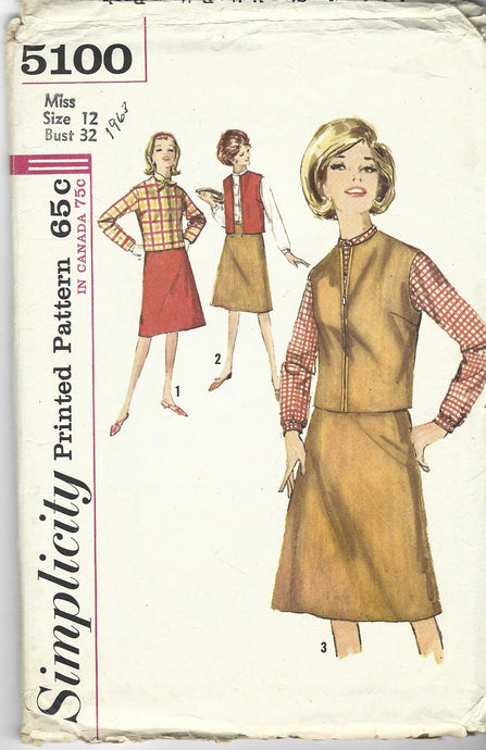 simplicity 5100 vintage pattern