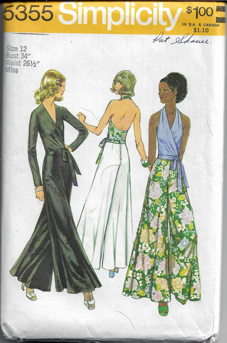 vintage pattern simplicity 5355