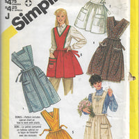 apron pattern simplicity 6173