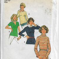 simplicity 6624 ladies tops vintage pattern