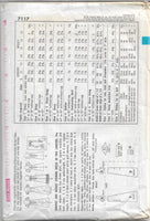 
              Simplicity 7117 Cocktail Dress Evening Gown Empire Vintage Sewing Pattern 1960s
            