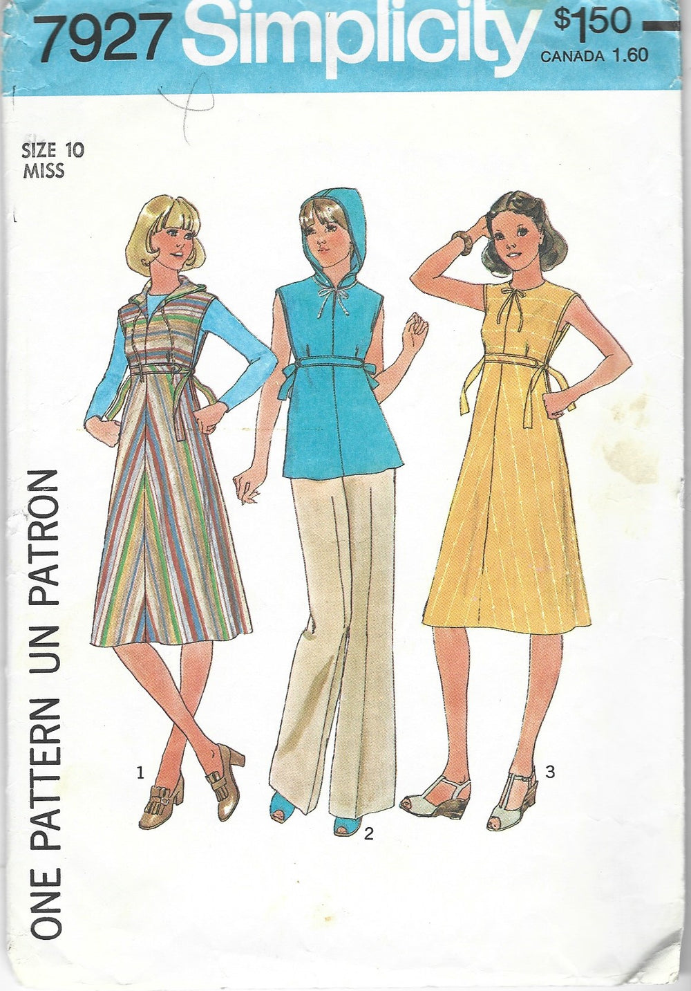 Simplicity 7927 dress vintage pattern