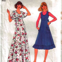 simplicity 8026 jumper dress vintage pattern 1970s