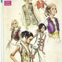 Simplicity 8143 Ladies Vest Set Collarless Vintage Sewing Pattern 1960s