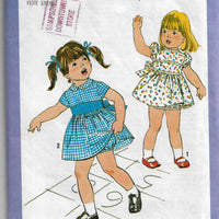toddlers dress vintage pattern simplicity 8448
