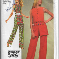 vintage 1970s pattern pants simplicity 9360