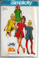 
              mini dress simplicity 9588 vintage pattern
            