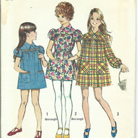 simplicity 5108 girls dress vintage pattern