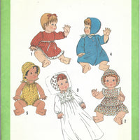 Simplicity 8817 doll vintage pattern 1970s