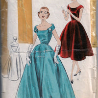 vogue 7512 vintage pattern evening gown