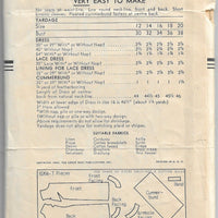 Vogue 8264 Ladies Sheath Slim Dress Cummerbund Vintage Sewing Pattern 1950s