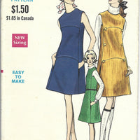 Vogue 7426 jumper dress vintage pattern
